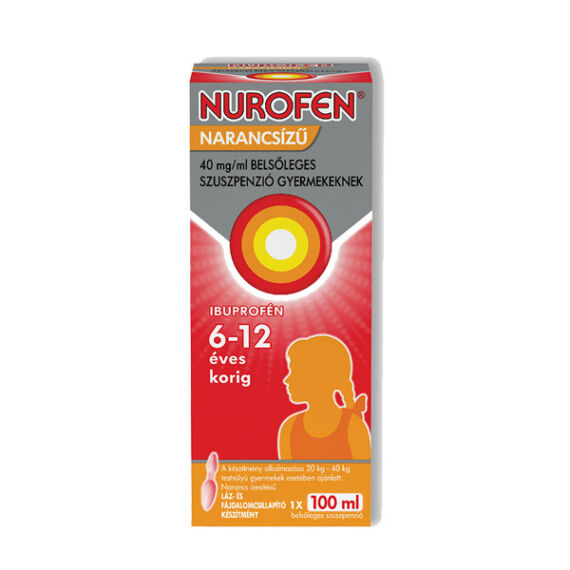 Nurofen  40mg/ml belsől.szuszpenzió gyerm.narancs (100ml)