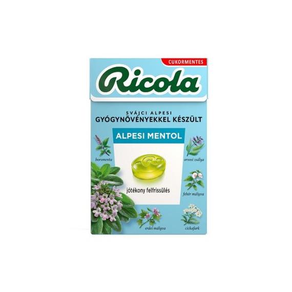 Ricola cukormentes cukorka Alpin Fresh (40g)