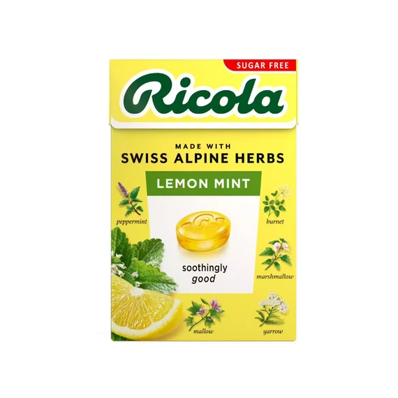 Ricola cukormentes cukorka Lemon Mint (40g)