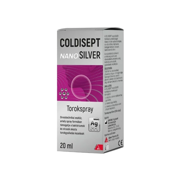 Coldisept NanoSilver torokspray (20ml)