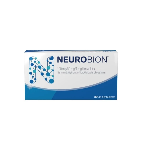 Neurobion 100 mg/ 50 mg/ 1 mg filmtabletta (30x buborékcsomagolásban)