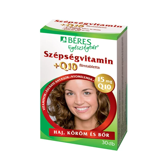 Béres Egészségtár Szépségvitamin Q10 filmtabletta (30x)