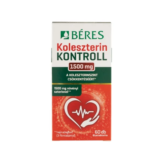 Béres Egészségtár Koleszterin Kontroll filmtabletta (60x)