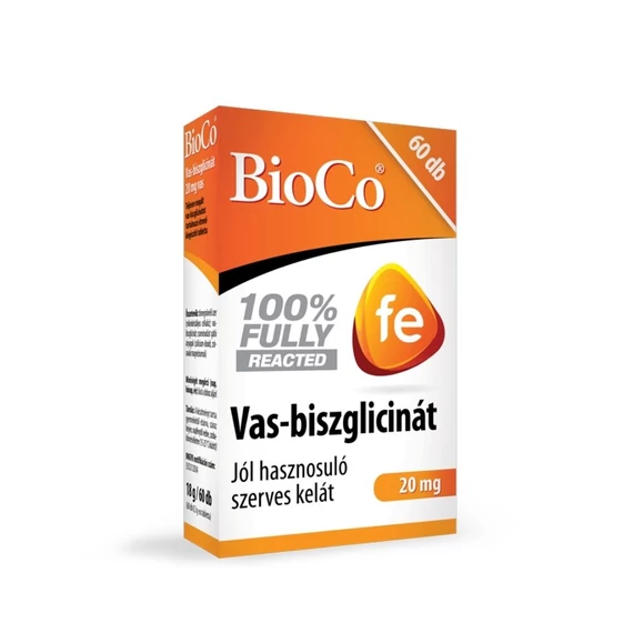 BioCo Vas-biszglicinát 20mg tabletta (60x)