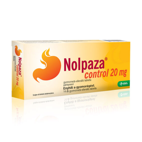 Nolpaza Control 20 mg gyomornedv-ellálló tabletta (14x (buborékcsomagolás))