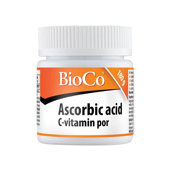 BioCo Ascorbic Acid C-vitamin por (180g)
