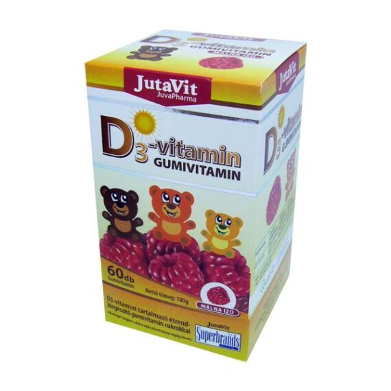 JutaVit D3-vitamin gumivitamin (60x)