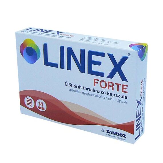 Linex Forte élőflórát tartalmazó tápszer kapszula (14x)