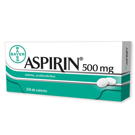 Aspirin 500 mg tabletta (50x (buborékcsomagolás))