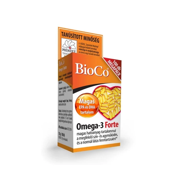 BioCo Omega-3 forte kapszula (100x)