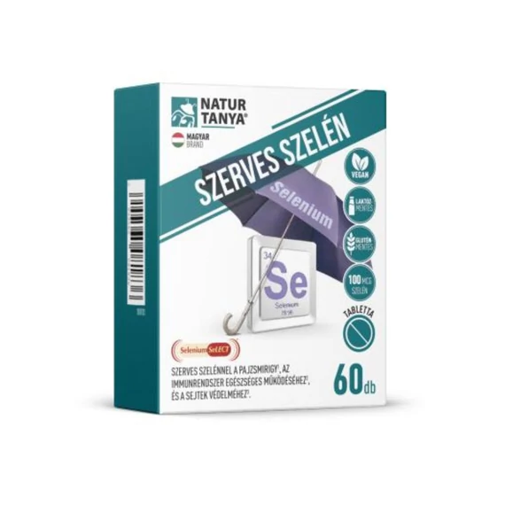 Natur Tanya szerves szelén tabletta (60x)