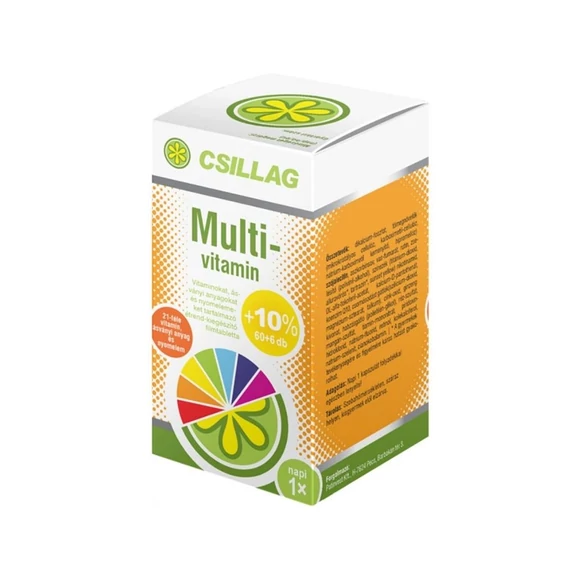 Csillag Multivitamin filmtabletta (60x+6x)
