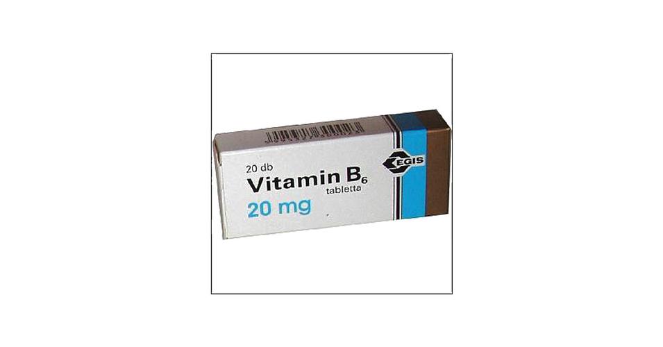Vitamin B6 EGIS 20 mg tabletta (20x) Bvitaminok